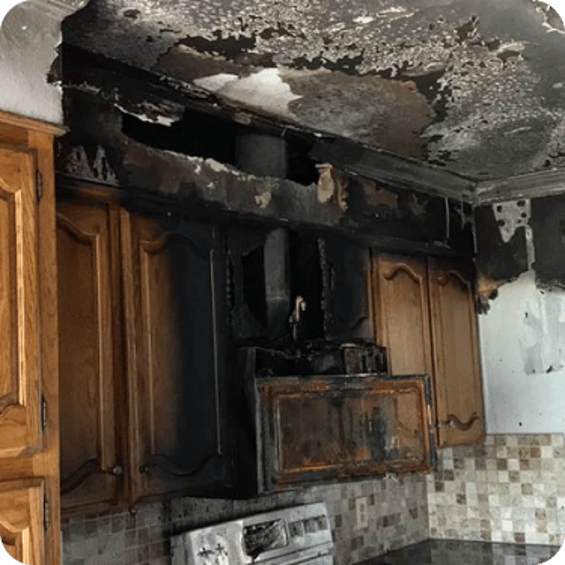 repair fire damaged house